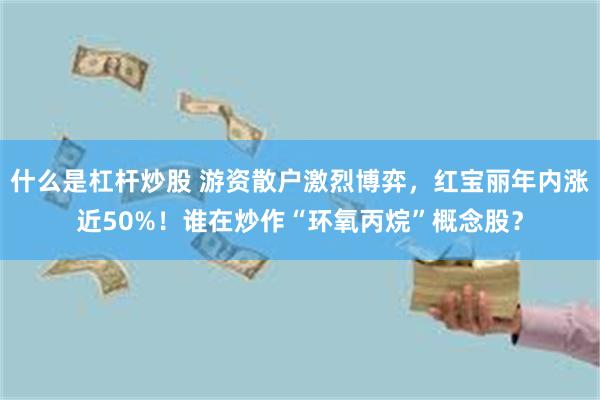 什么是杠杆炒股 游资散户激烈博弈，红宝丽年内涨近50%！谁在炒作“环氧丙烷”概念股？
