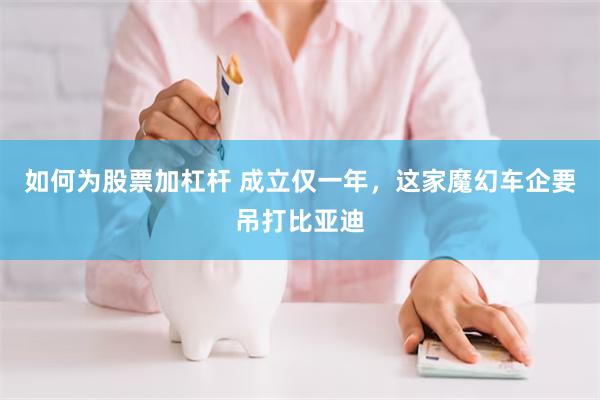 如何为股票加杠杆 成立仅一年，这家魔幻车企要吊打比亚迪