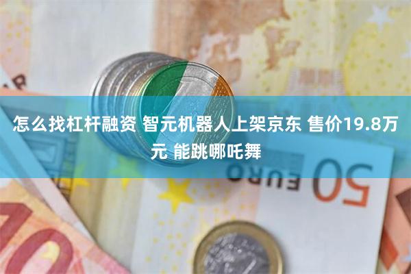怎么找杠杆融资 智元机器人上架京东 售价19.8万元 能跳哪吒舞